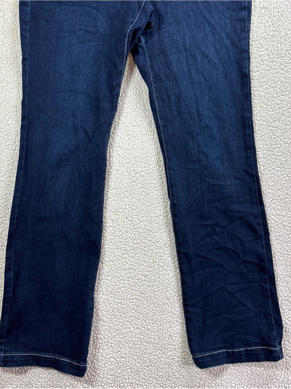 INC Denim Boot Leg Curvy Fit Women’s Stretch Size 8 Dark Wash Flap Pocket Jeans - Picture 4 of 15